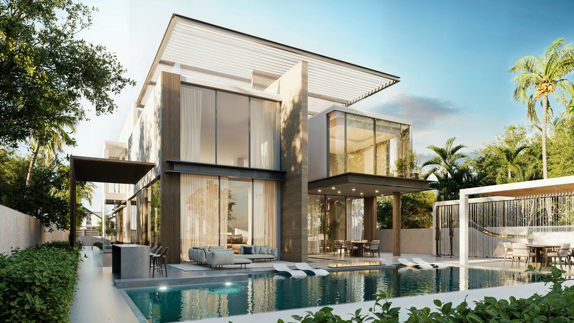 Casa moderna de alto padrão com piscina
